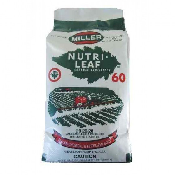 Λίπασμα Κρυσταλλικό NUTRILEAF 20-20-20 5LB